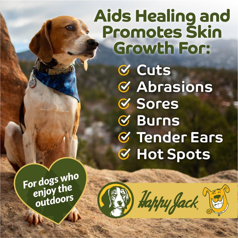 HAPPY JACK Pad Kote Paw Soother for Dogs, Cats & Horses (2 oz), Paw Lotion, Moisturizer & Soother for Puppies & Adults, Protects from Hot Pavement & Rough Terrain, Lick Safe - Image 2